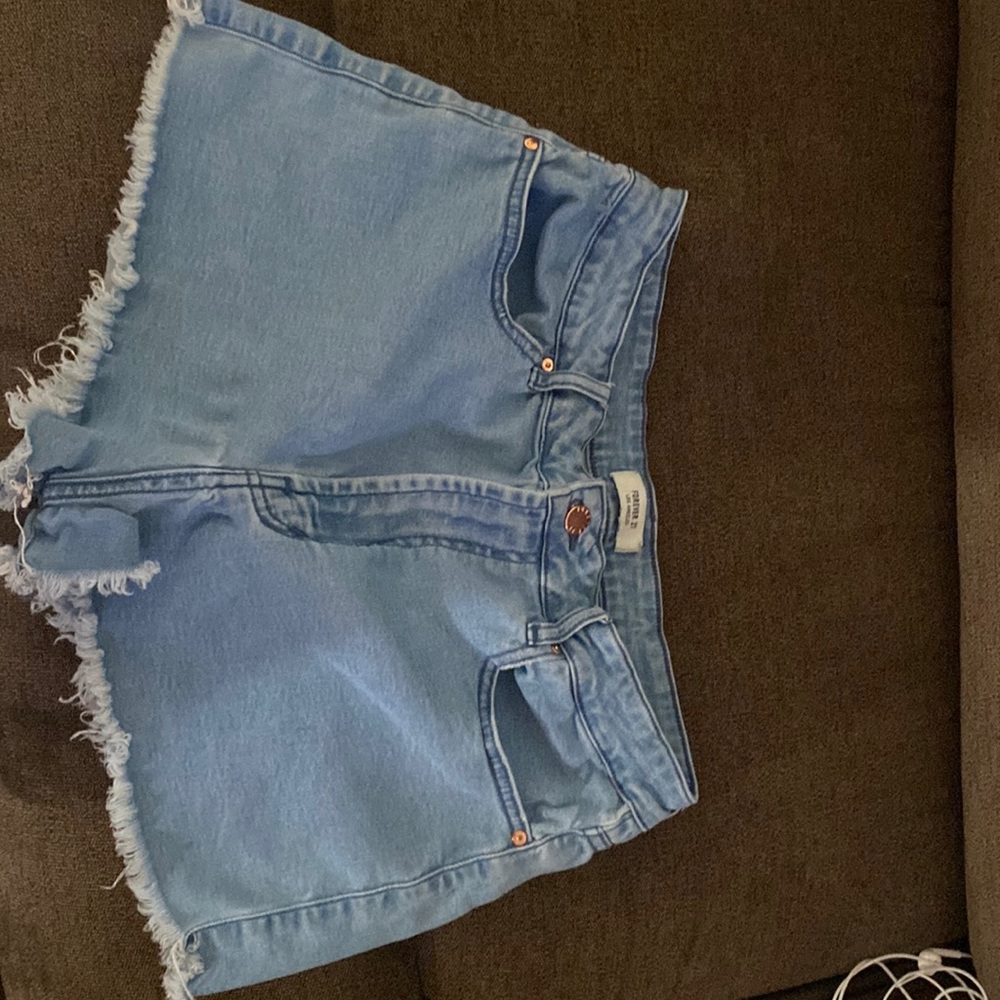 Denim shorts